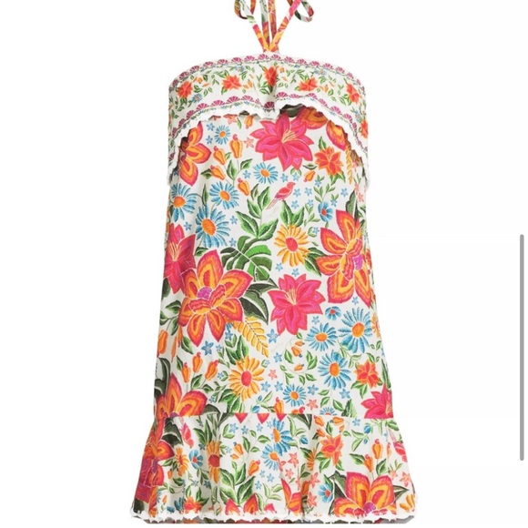 Farm Rio Halter Mini Cover Up - Picture 4 of 6